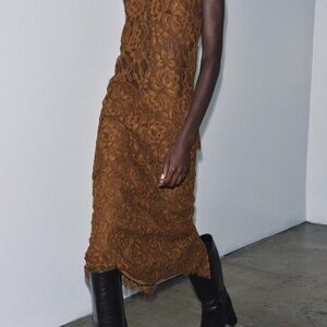 ZARA Lace Skirt ZW Collection Limited Edition M NWT